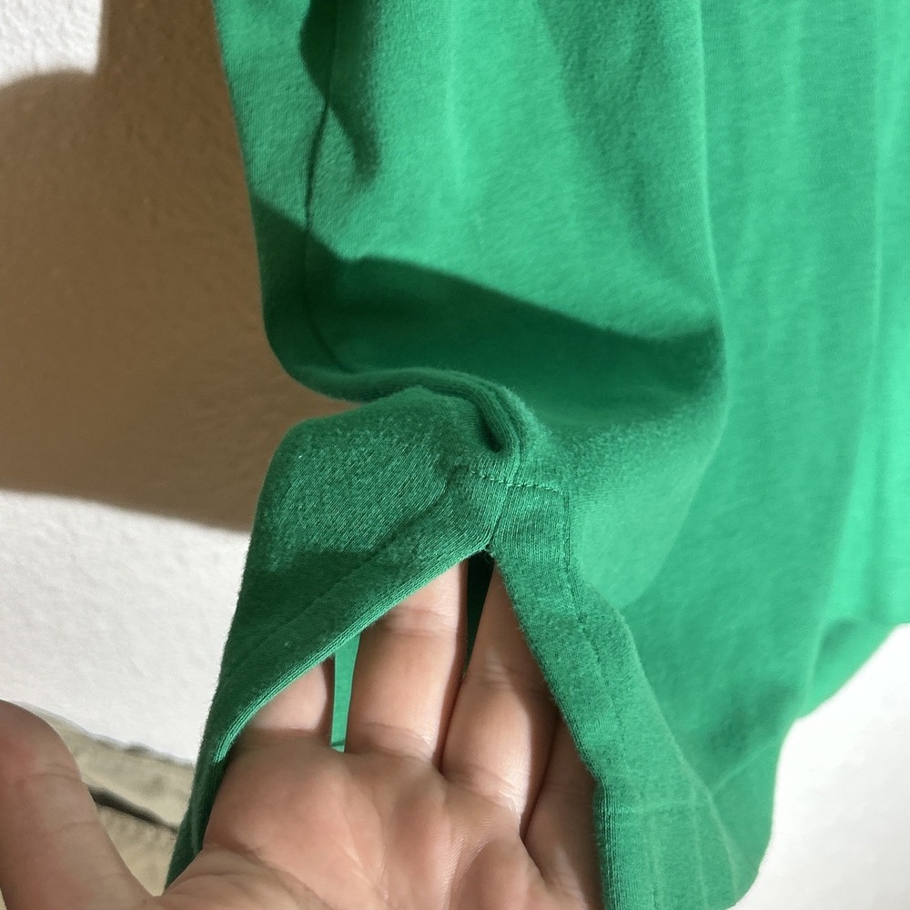 Polo By Ralph Lauren Polo Kelly Green With Blue Pony 100% Cotton Large - Picture 6 of 8